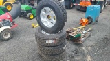 (4) 275 70 17 tires and rims