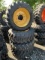 4 Camso Skidsteer Tires And Rims 10-16.5