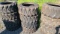 (4) 10-16.5 skidsteer tires