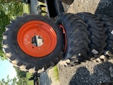 4 Camso Skidsteer Tires and Rims 10-16.5