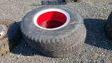 (2)  11r22 tire and rim