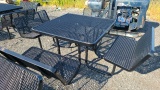 Outdoor 4 bench table