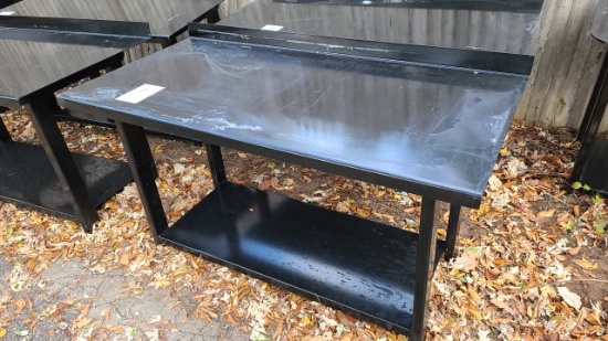 60 inch shop table with shelf
