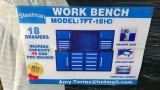 18 Drawer work bench