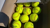 (12) dudley softballs