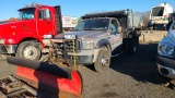 2006 Ford F550 dump with plow and sander