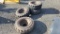 4x 16.5 skidsteer tires and rims