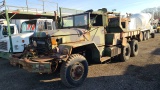 Military 6x6 crane truck
