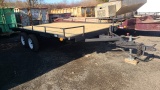 Homemade Tandem Axle trailer