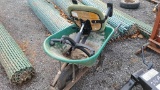 Wheel barrow and chair