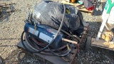 Pallet lot sandblaster, hose, etc