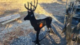 AR500 Deer target with Heart Flapper