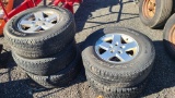 (5) 255/75/17 tires and rims