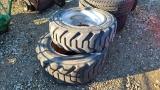 (2) Skidsteer Tires