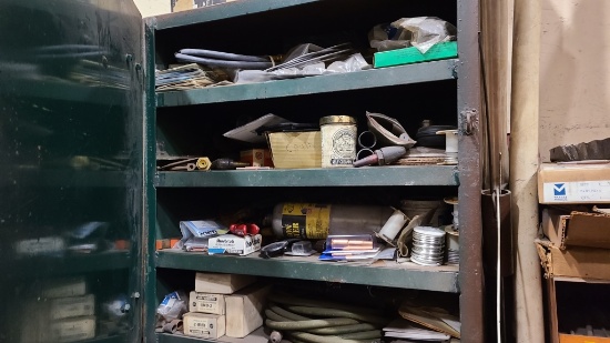 Contents Of Welding Cabinet On Wall