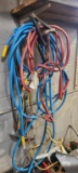 Lot Jumper Cables And Air Hoses