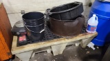 Spill Containment With Catch Pans