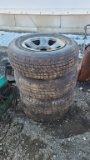 (4) 245 70 17 tires and rims