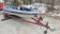 Bass boat with trailer