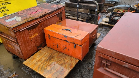 Rolling Cart with (2) Boxes