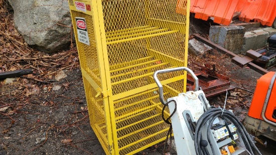 Propane tank cage