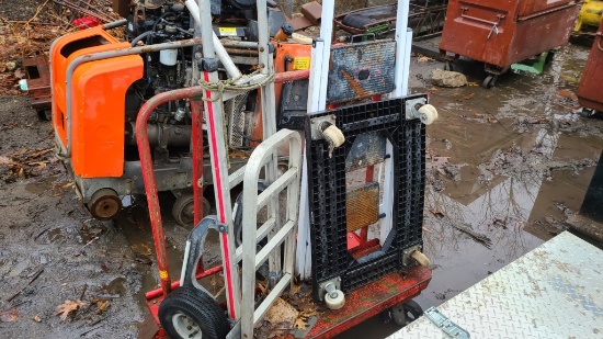 Rolling Cart with Dollies and steps