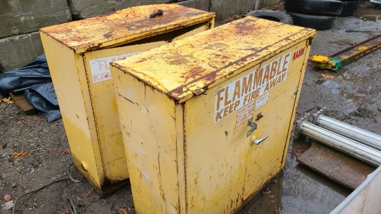 (2) Flammable Cabinets