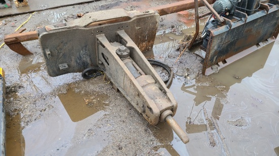 Hydraulic Hammer - Fits Skidsteer