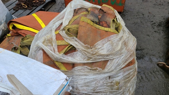Lot - Vinyl Construction Tarps / Bags