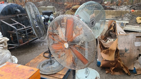 (4)  Commercial Fans