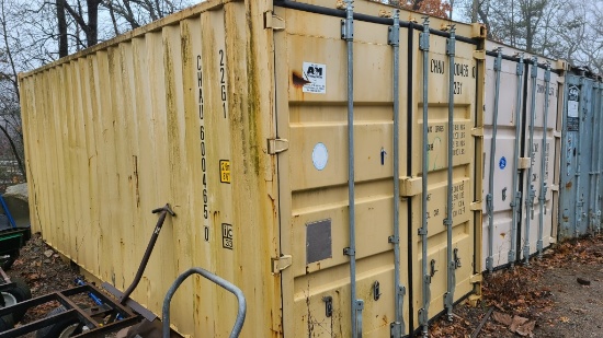20 ft sea container with contents