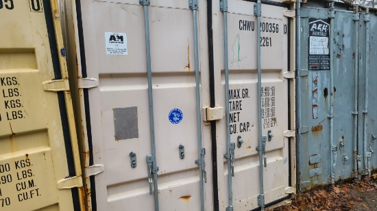 20 ft sea container with contents