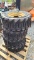 (4) 12-16.5 skidsteer tires and rims