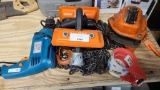 Lot - Drills, Chain Hoist, Etc