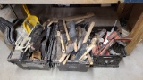 Assorted Brushes, Dust Pans, Etc