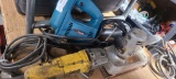 Lot 4pcs Dewalt Angle Grinder, Makita Jig Saw,