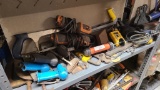 Shelf Lot - Assorted Tools, Wrenches, Saws