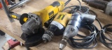 3pcs Dewalt Grinder, Dewalt Drill, Power House