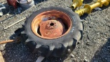 Tractor tire and rim