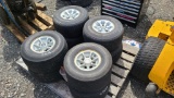(8) golf cart tires and rims