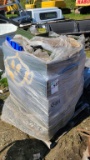 Pallet assorted parts bins