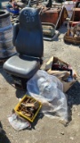 Lot truck seat and parts