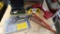 Lot - assorted hand tools, drill, stapler