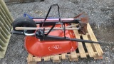 Pallet - wheel barrow, hand tools