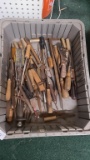 Bin - files and assorted hand tools