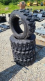 (4) new 10-16.5 skidsteer tires