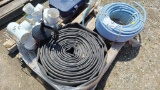 Assorted hose, pvc pipe