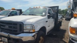 2002 Ford F 350 Super Duty Flat Bed With Sander