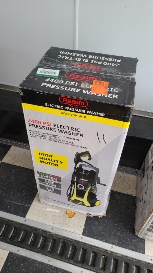 New 2400 psi electric pressure washer