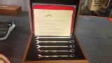 Snap on 70th anniversary gold plated wrench set